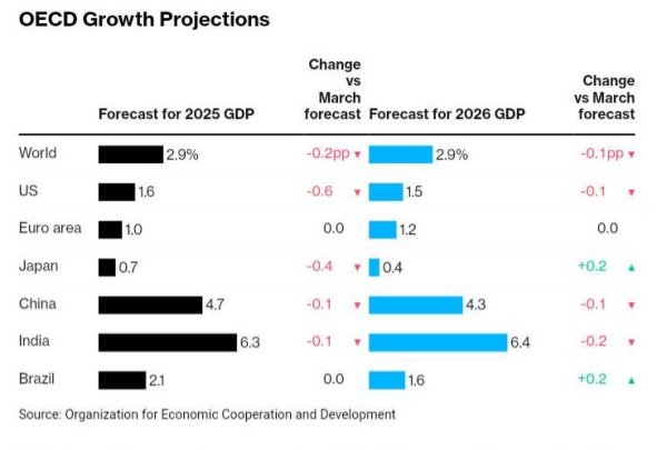 配资之家 贸易战谁最痛？OECD：特朗普关税重创美国 引爆全球经济衰退